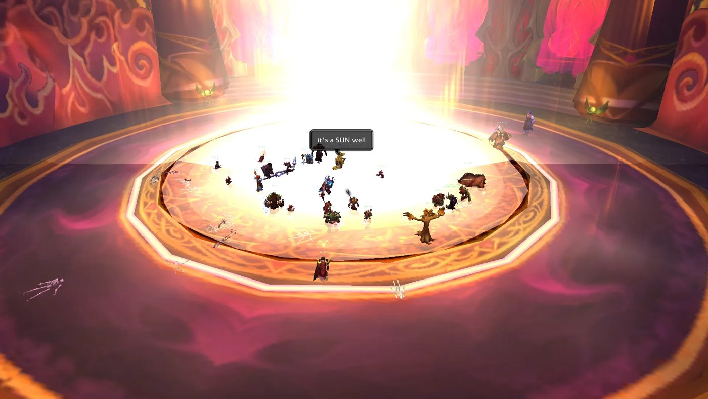 The raid on the Sunwell platform, 2022